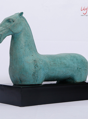 铸铁马工艺品玄关摆件饰品软装