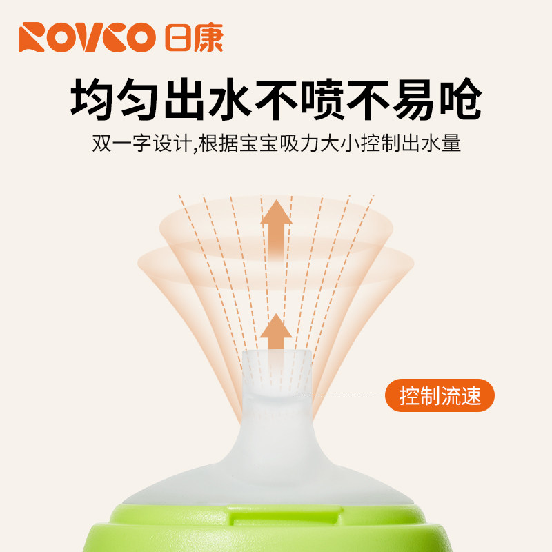 日康学饮杯婴儿6个月以上宝宝喝水杯PPSU吸管杯喝奶饮水杯,淘宝优惠券,粉丝福利购,淘宝优惠卷