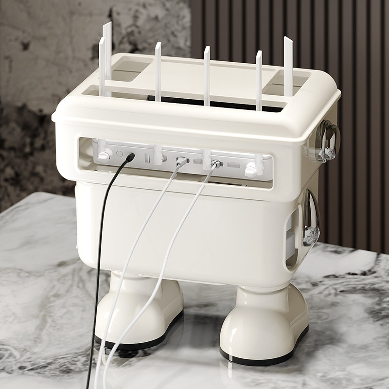 卡通太空人路由器收纳盒wifi电视机顶盒无线光猫放置器电线插座整,淘宝优惠券,粉丝福利购,淘宝优惠卷