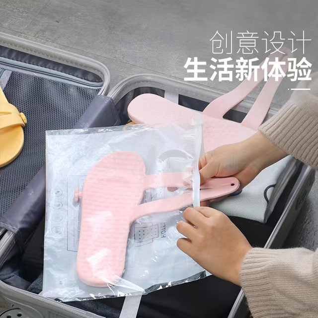 Flip-flops for portable bathroom anti-slip slippers for travel and business trips