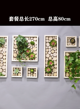 仿真绿植多肉墙面壁挂件假花民宿