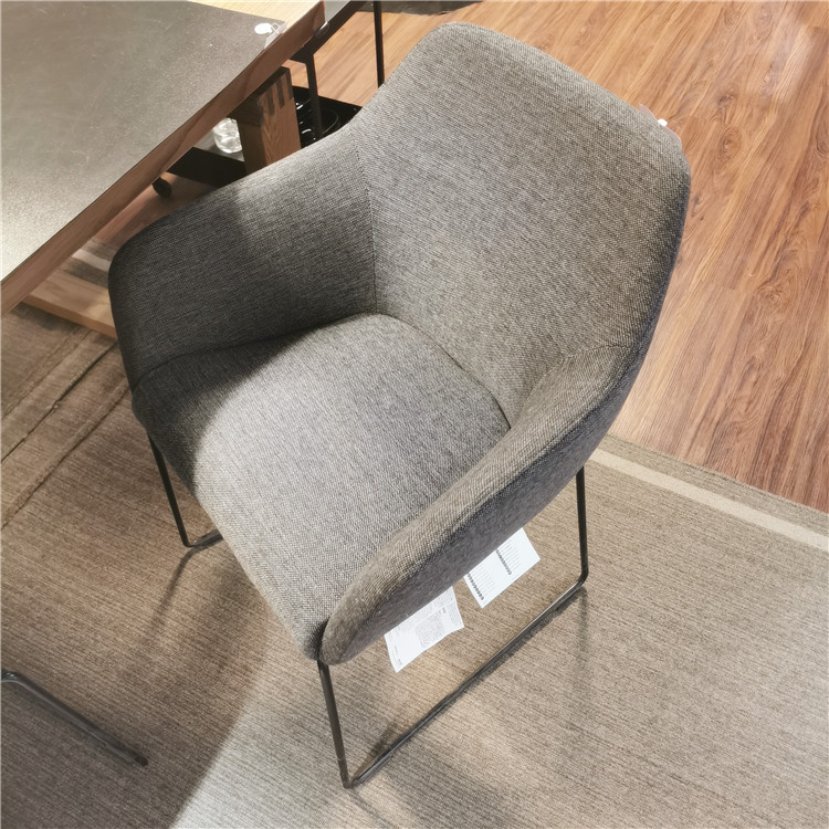 IKEA国内正品代购宜家托斯贝利 椅子 金属黑色灰色北欧轻奢沙发椅 - 图0
