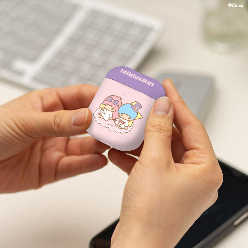 韩国hello Kitty库洛米卡通苹果airpods1 2耳机保护套卡通双子星 趣品店