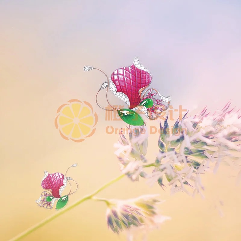 橙子轻珠宝独立设计wf原创青柠银手镯情侣生日ic独家定制镶嵌加工 - 图3