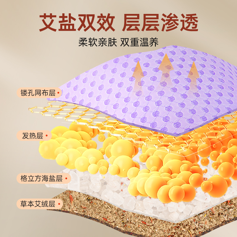 木顿肩颈盐袋热敷包电加热粗盐颈椎理疗袋子家用理疗暖宫热敷马甲