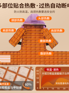 【海盐热敷肩颈】艾灸热敷马甲