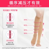 Немецкий носок машины Jinni Медицинский варикозный варикозный вариант эластичные чулки.