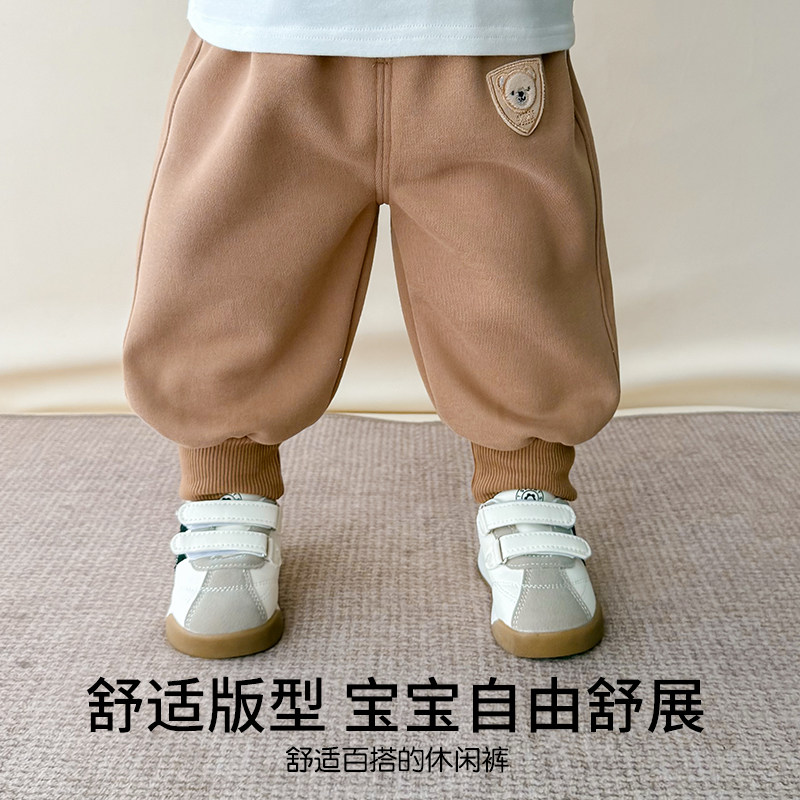 婴儿裤子春秋季纯棉大PP裤女男宝宝衣服百搭韩版长裤儿童小童秋装,淘宝优惠券,粉丝福利购,淘宝优惠卷