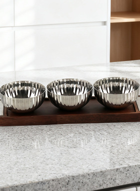 高颜值金属木质零食收纳托盘摆件