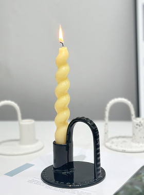适合直径2.2cm长枝蜡烛陶瓷烛台