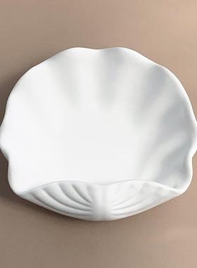 海洋风石膏海螺贝壳海星蜡烛托盘