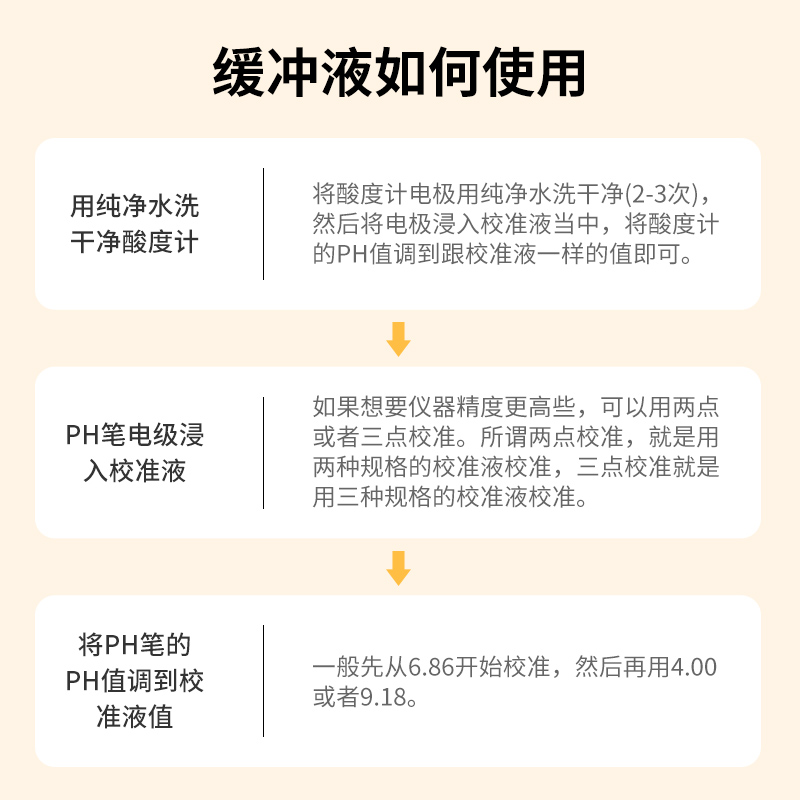 ph缓冲剂标准缓冲溶液酸碱度标定液通用校准粉末pH4.00 6.86 9.18 - 图2