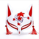 Manufacturer half-face cat fox mask Douyin Japanese-style onmyoji mask street stall scenic fox mask tiger year mask
