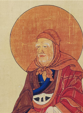 名画复制品十六罗汉图佛像长卷工笔画人物画国画艺术微喷装饰画