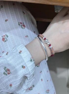 锦鲤上岸编织手绳手链复古小众高级设计感新款中式送女友闺蜜礼物