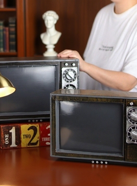 80年代老式电视机摆件怀旧老物件