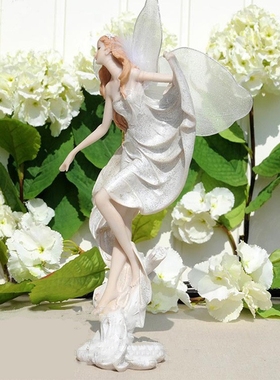 欧式浪漫天使花仙子客厅装饰摆件