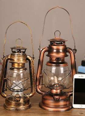 老式民国煤油灯古董走马灯道具