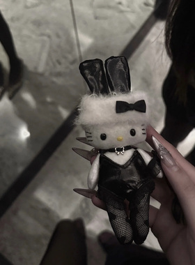 日本兔女郎hellokitty挂件哈喽公仔kt猫挂饰凯蒂猫小玩偶