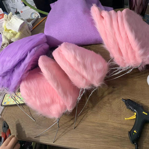 手工造型铁丝diy制作长毛怪毛绒花朵动物骨架支撑钢丝铁线14号16 - 图2