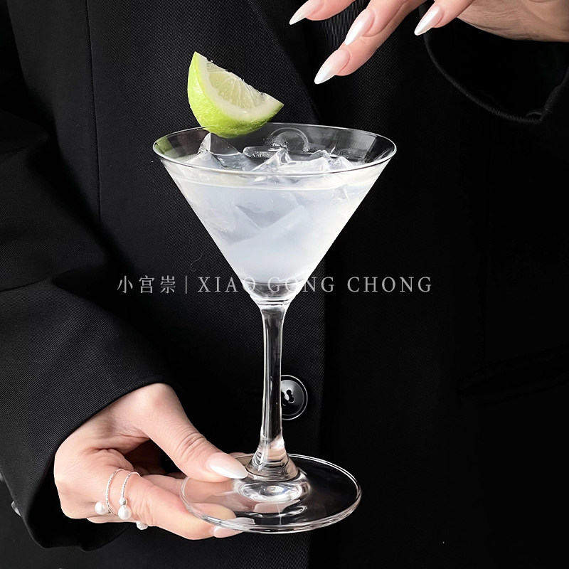 创意玻璃鸡尾酒杯个性马天尼酒杯冷饮杯玻璃高脚杯香槟杯果汁杯子,淘宝优惠券,粉丝福利购,淘宝优惠卷