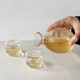 Chinese style hammer pattern teacup teapot set