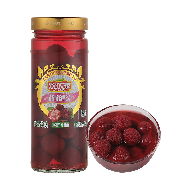 欢乐家杨梅罐头460克/罐