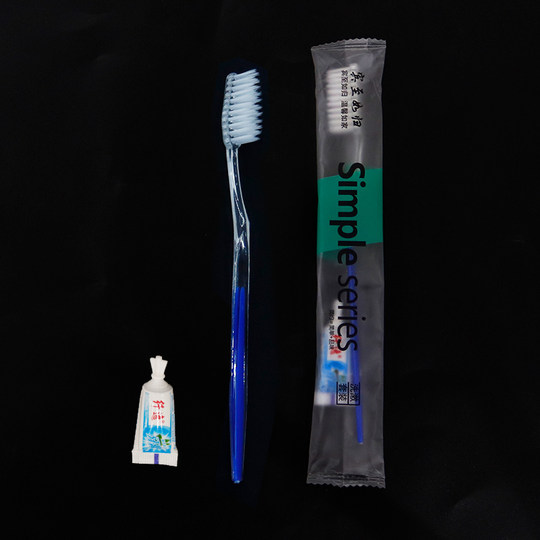 Hotel disposable toothbrush set
