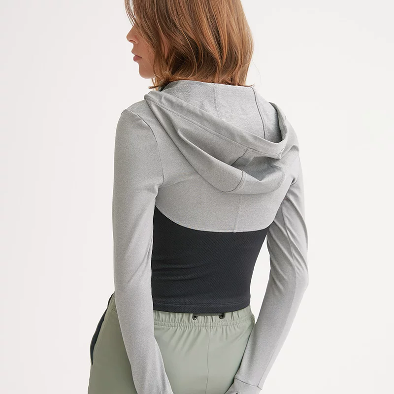 Спортивная travel--knit куртка с длинным рукавом для зала