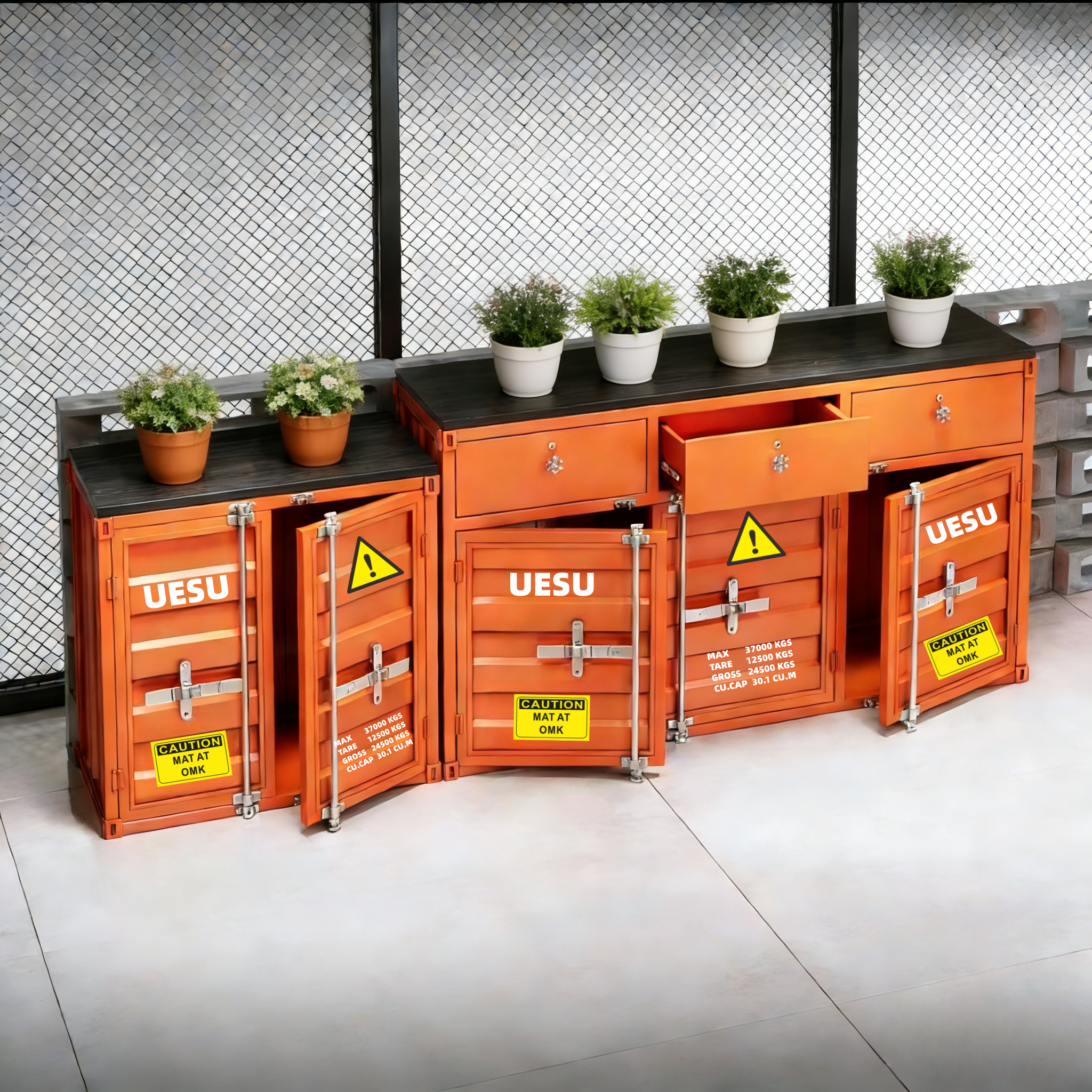 工业风集装箱置物柜厨房餐边柜收纳柜酒吧餐厅茶水储物靠墙长柜子,淘宝优惠券,粉丝福利购,淘宝优惠卷