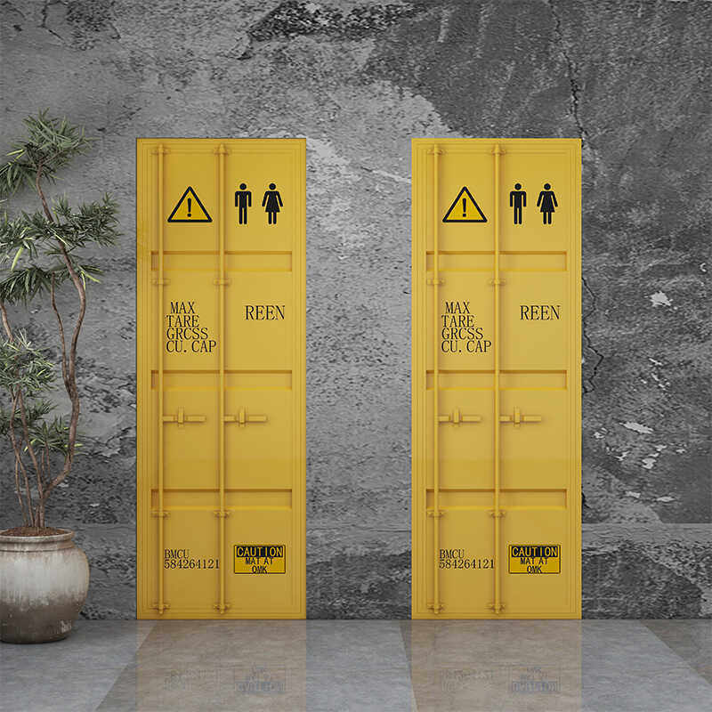 工业风铁艺集装箱门餐厅洗手间酒吧仓库厕所卫生间储物包厢间大门,淘宝优惠券,粉丝福利购,淘宝优惠卷