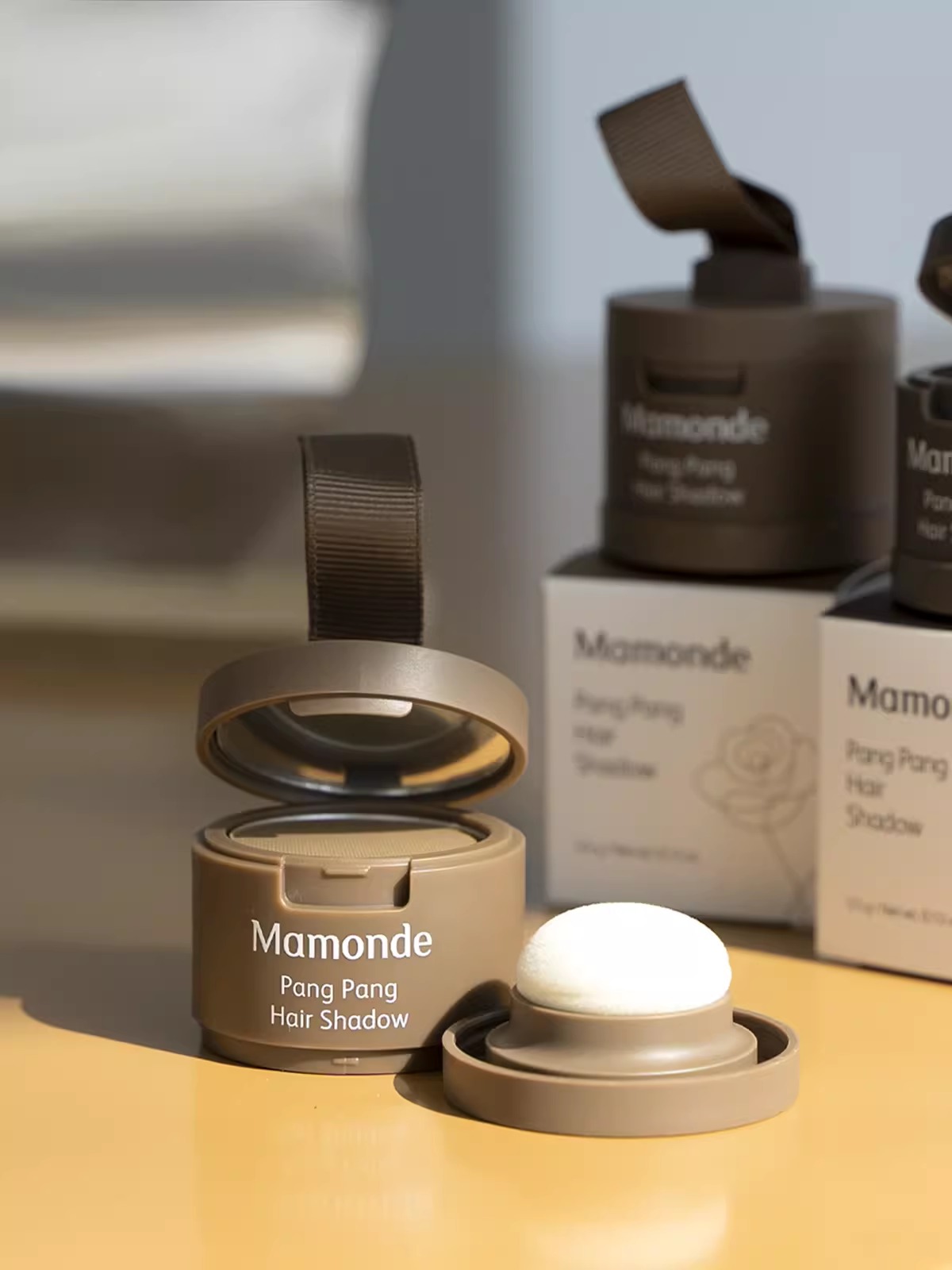 Mamonde/梦妆发际线粉秃头发髻线侧影阴影粉梦妆饰填充头发补发