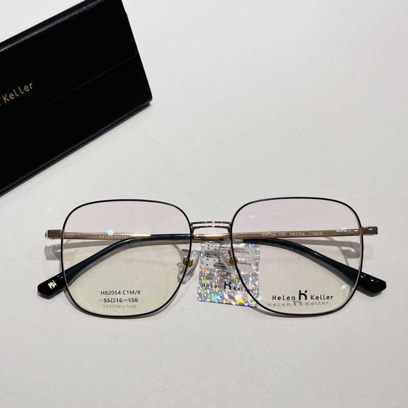 【王一博同款】海伦凯勒眼镜框近视女有度数眼镜框大框男潮82054 - 图0