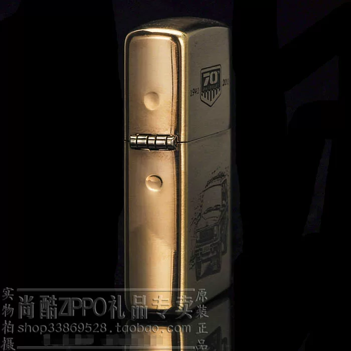 Оригинальная подлинная зажигалка Zippo Jeep Wrangler Cheronaki Guide 70-я годовщина жетон
