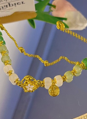 其它女合金水晶轻奢铃兰手链闺蜜