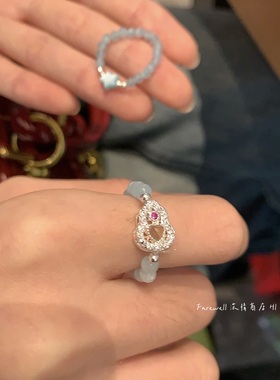 2025新款星星戒指女小众设计感