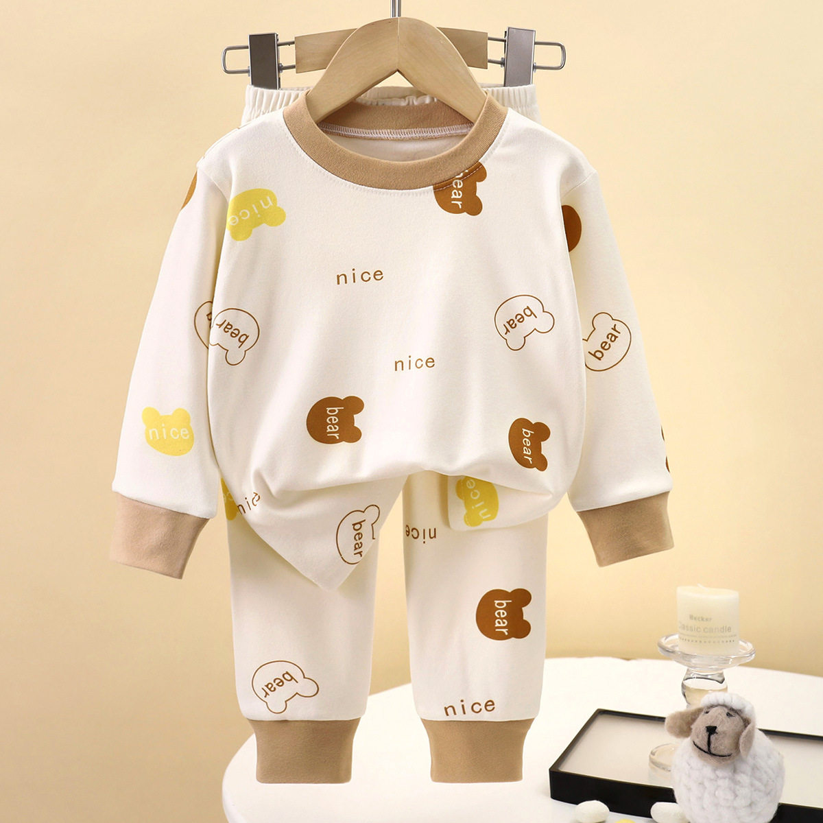 儿童内衣德绒套装男孩女童家居服宝宝秋冬季睡衣裤婴儿打底保暖衣,淘宝优惠券,粉丝福利购,淘宝优惠卷