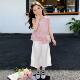 Summer Girls Korean Style Vest Suit Flying Sleeve Pocket Pants