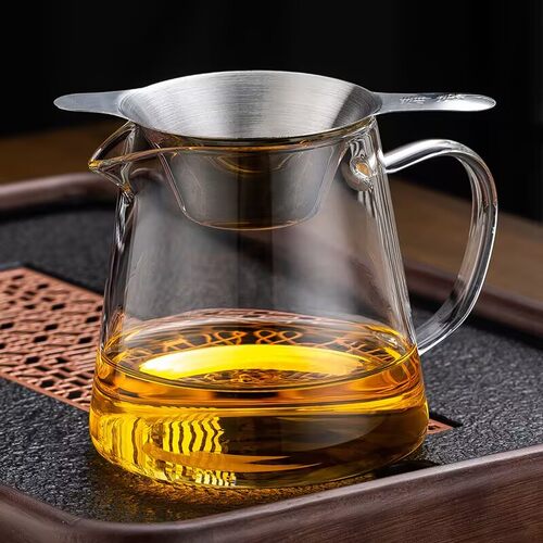304不锈钢茶漏茶水过滤套装公道杯泡茶工具过滤网茶具配件分茶器 - 图1