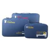 gox Сумка для хранения для путешествий, чемодан, водоотталкивающая тара, портативное нижнее белье
