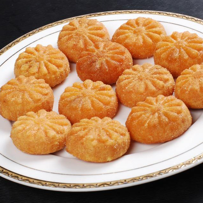 大笑吉祥南瓜饼300g糖水铺餐厅商用油炸小吃雪花南瓜饼冷冻食品
