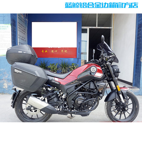 夏德幼狮250改装架侧尾箱边箱后备箱师250三箱配件支架边架 - 图0