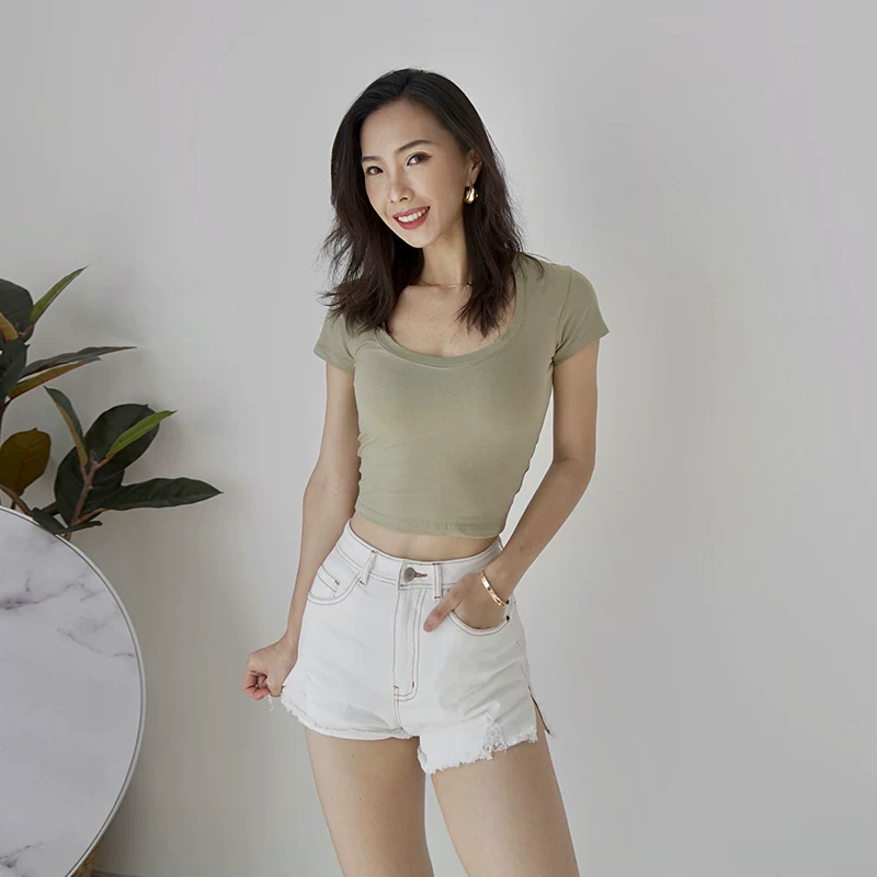 Джинсовая юбка, шорты, эластичные белые джинсы, sexy overall для зала, брюки, высокая талия