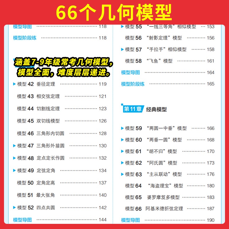 2024版一本初中数学应用题+函数+几何模型七年级八年级九年级中考答题解析公式计算必刷题专项训练真题学霸笔记初一初二初三练习册 - 图2