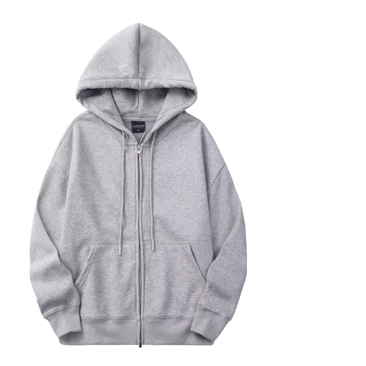 420G碳素磨毛面料！澳粒绒加厚！男士秋冬加绒情侣连帽卫衣外套潮 - 图3