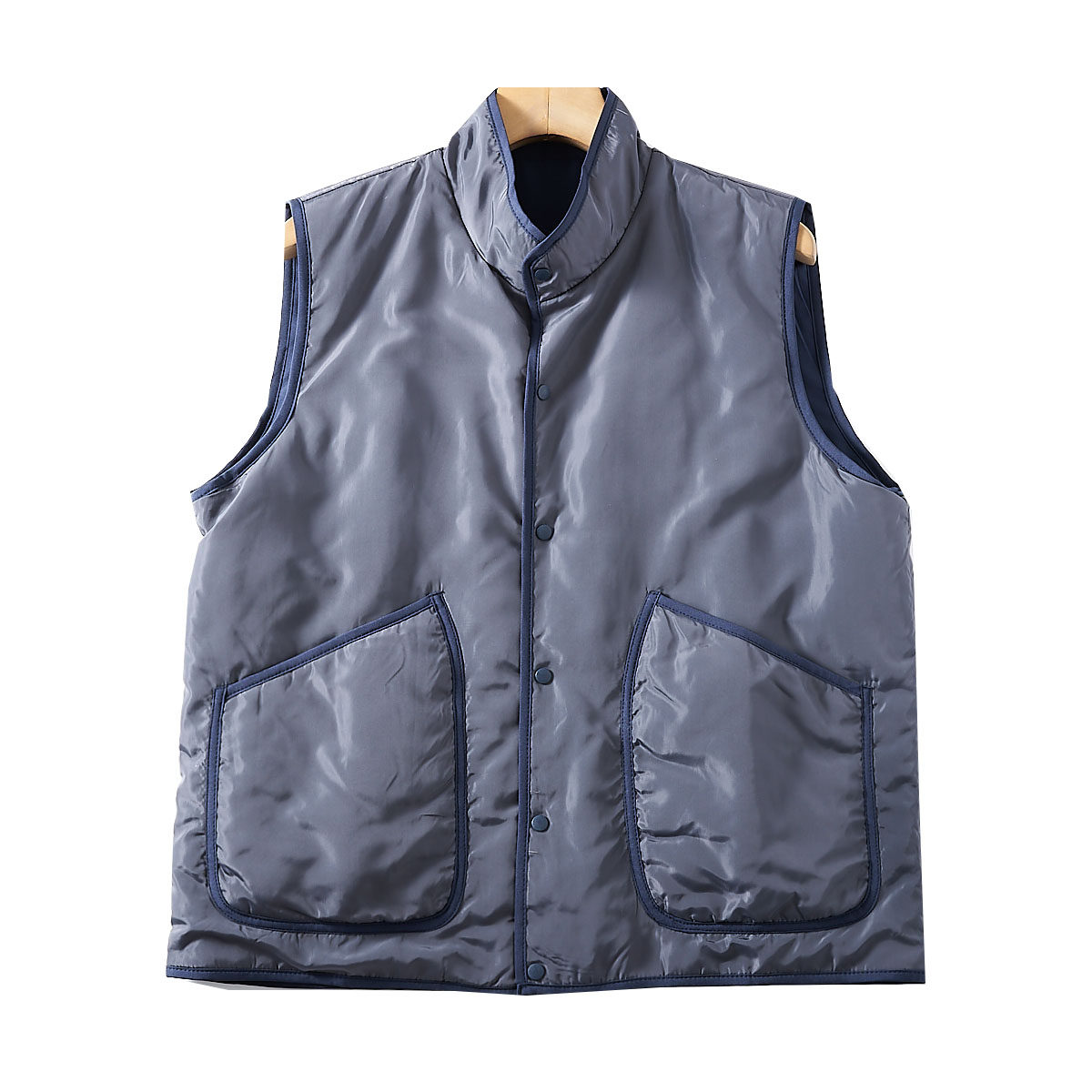 双面可穿！重磅牛货！外贸男装秋冬户外轻便撞色立领宽松休闲马甲,淘宝优惠券,粉丝福利购,淘宝优惠卷