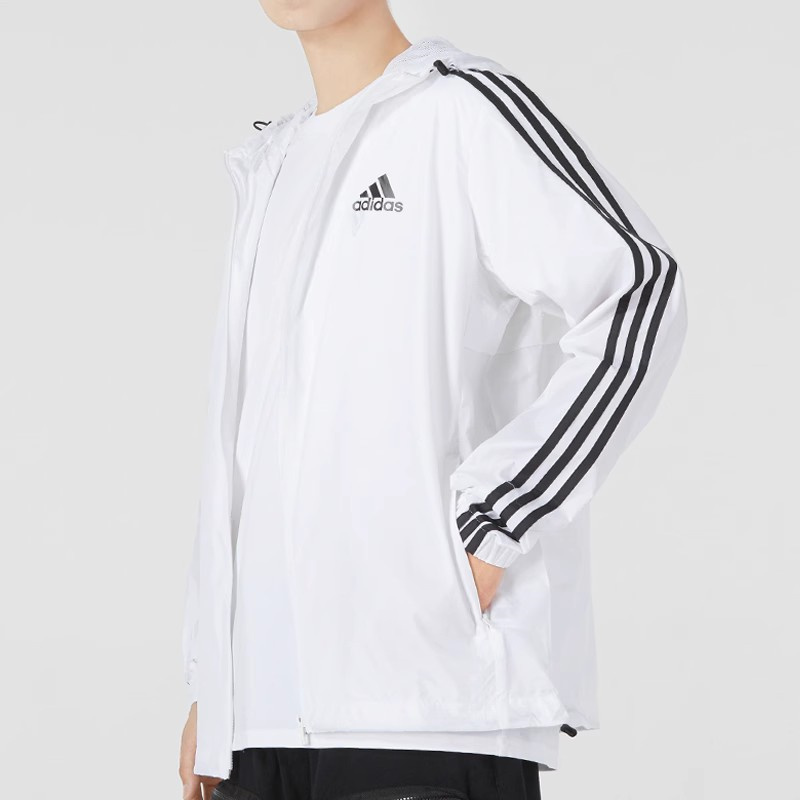 Adidas阿迪达斯 男运动训练健身连帽梭织夹克外套 HE4320  FL6964 - 图2