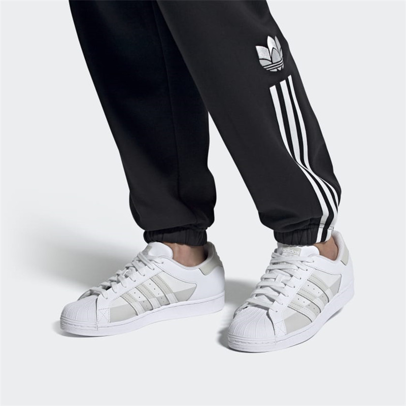 Adidas三叶草 Superstar 男女贝壳头板鞋 FV2806 FZ2153 FW5235 - 图1