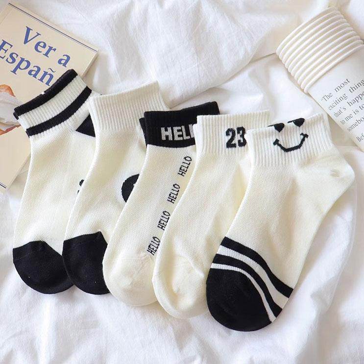 美拉德袜子女士短袜春夏季薄款低帮吸汗防臭船袜学生甜美百搭女袜,淘宝优惠券,粉丝福利购,淘宝优惠卷