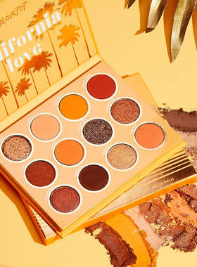 美版colourpop12色眼影盘